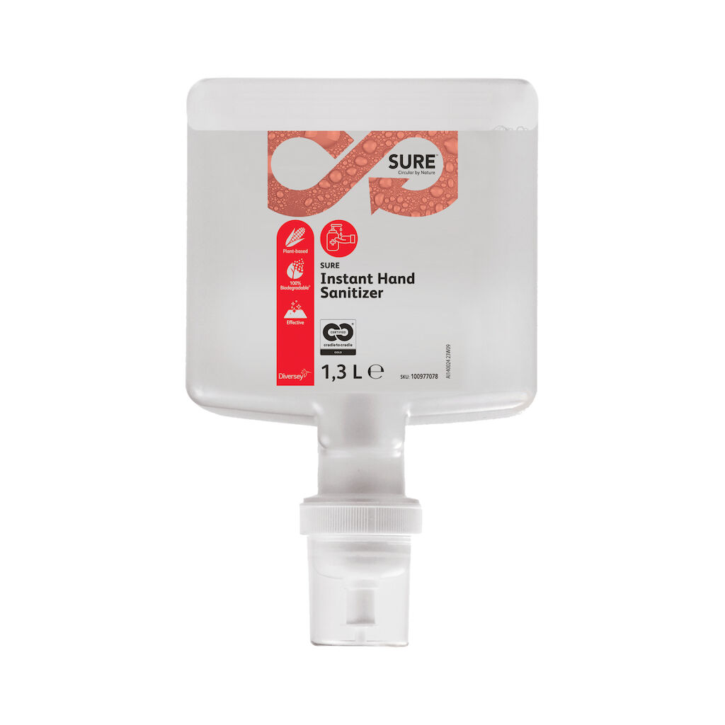 SURE Instant Hand Sanitizer 4x1.3L - Käsien desinfiointivaahto IntelliCare-annostelijaan